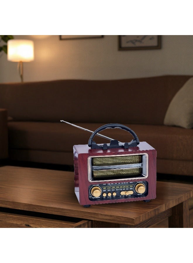 TORİMA NS-02 NOSTALGIA WIRELESS SPEAKER BROWN - Image 4